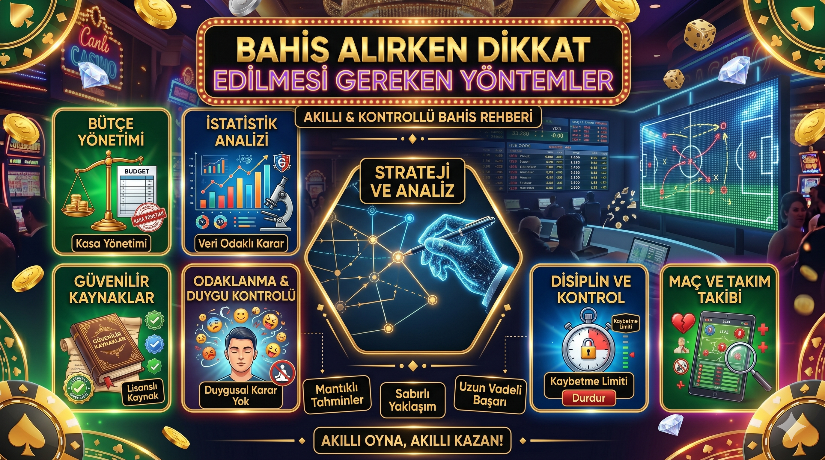 Bahis Alırken Dikkat Edilmesi Gerekenler
